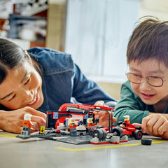 LEGO® City F1® Pit Stop & Pit Crew With Ferrari Car Racing Vehicle Toy 60443