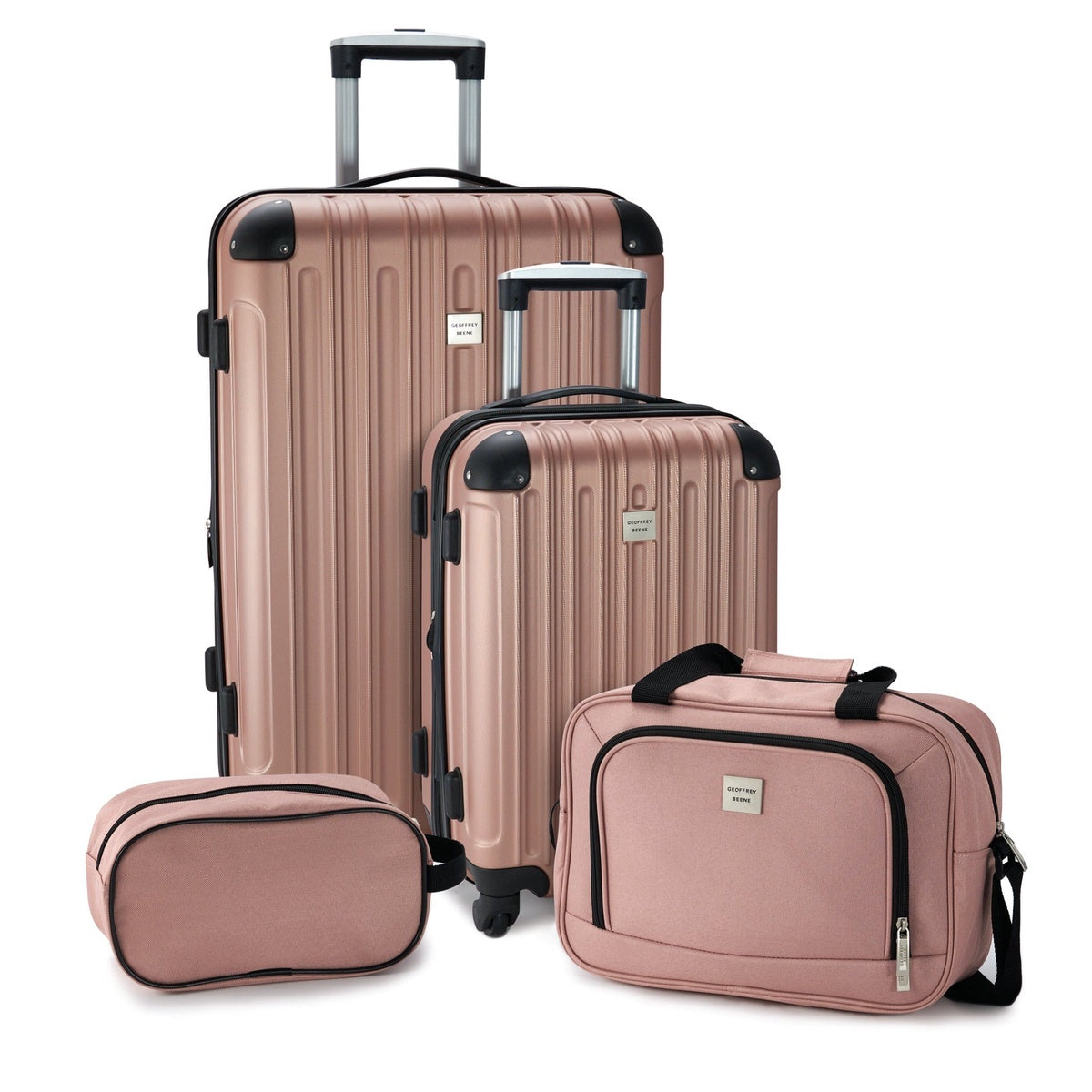  Geoffrey Beene Geoffrey Beene Colorado 4 Pc Luggage Set, Blush - Default Title - Bonton