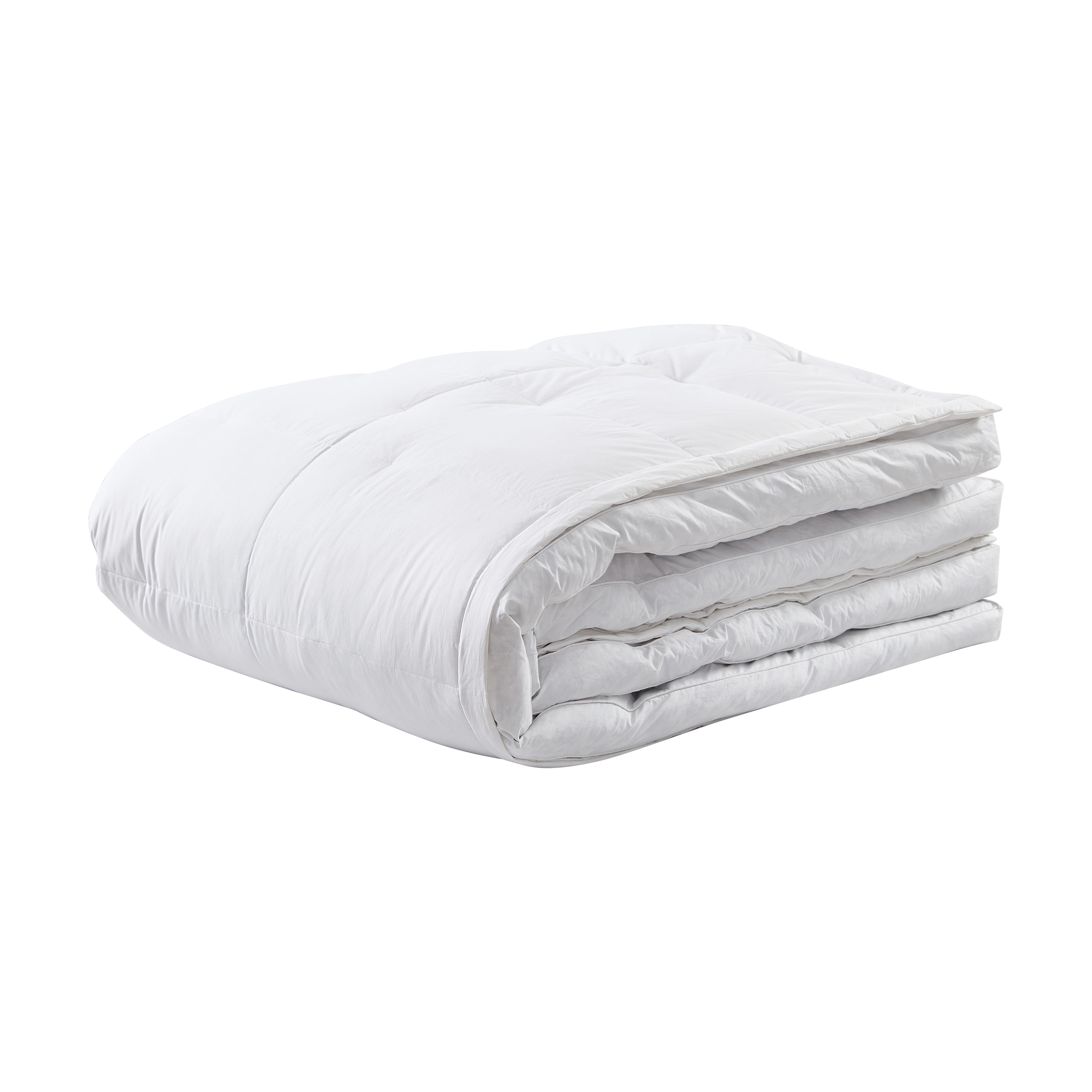  Serta Serta HeiQ Cooling 3-Inch Thick White Downtop Featherbed - White - Bonton