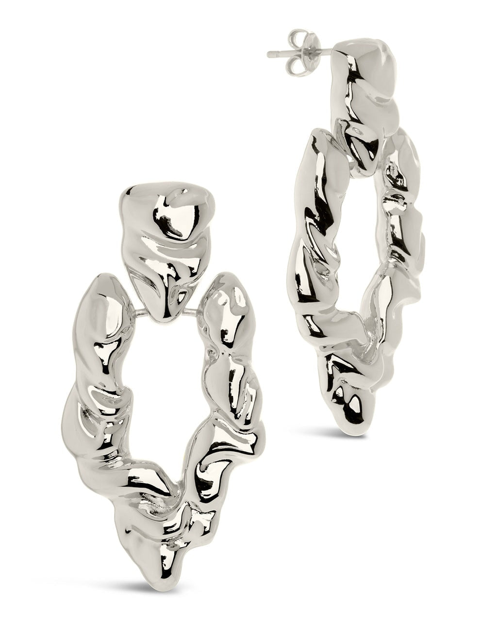  Sterling Forever Tali Drop Earrings - Silver - Bonton