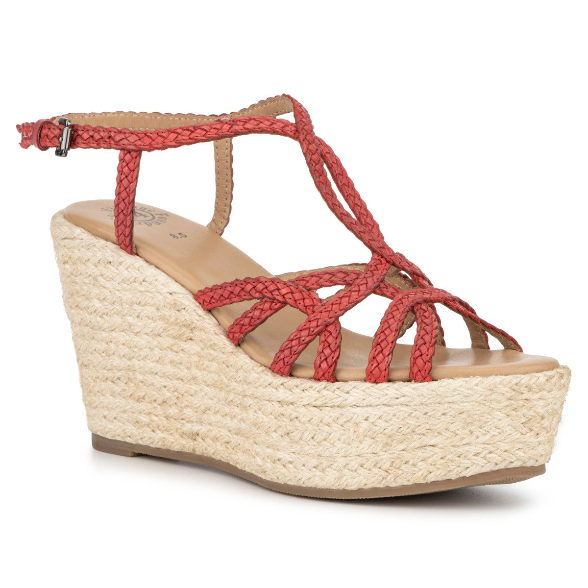  Vintage Foundry Co. Women's Eloise Wedge - Red - Bonton