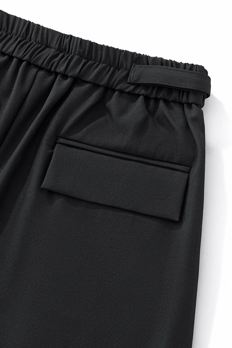  Barocco Wellington Side-Tab Trousers BLACK - BLACK - Bonton