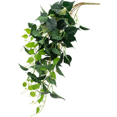 30" Green Artificial Pothos Hanging Floral Bush