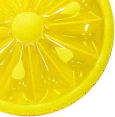 Inflatable Fruit Slice Swimming Pool Lounger Raft - 60" - Lemon