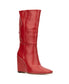  Torgeis Women's Milan Boot 2 - Red - Bonton