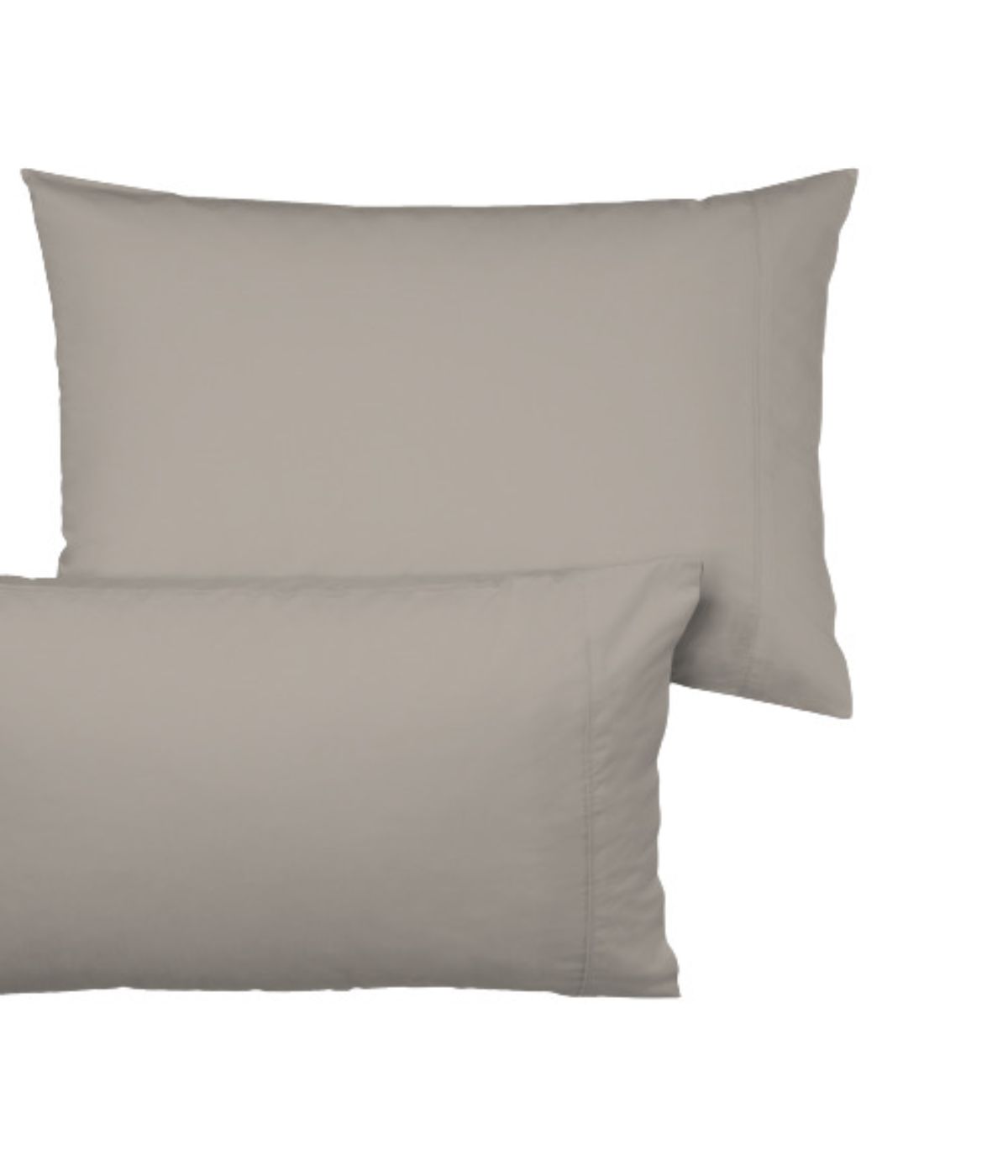  Purity Home Cotton 400 Thread Count Sateen Pillowcases Set of 2 Taupe - Taupe - Bonton