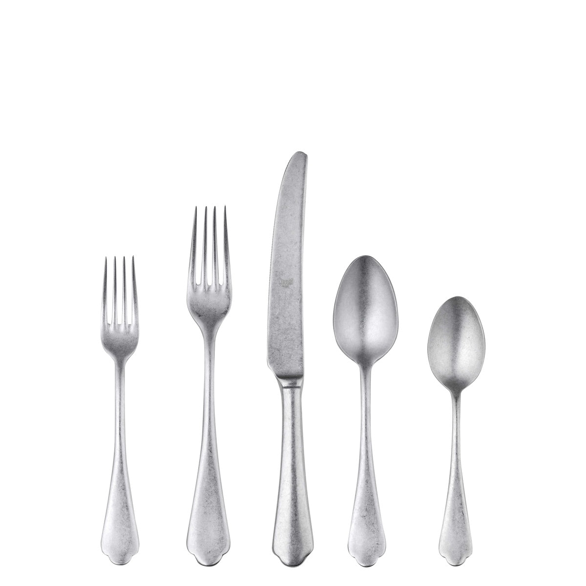  Mepra Dolce Vita Flatware Set - Pewter Silver - Bonton