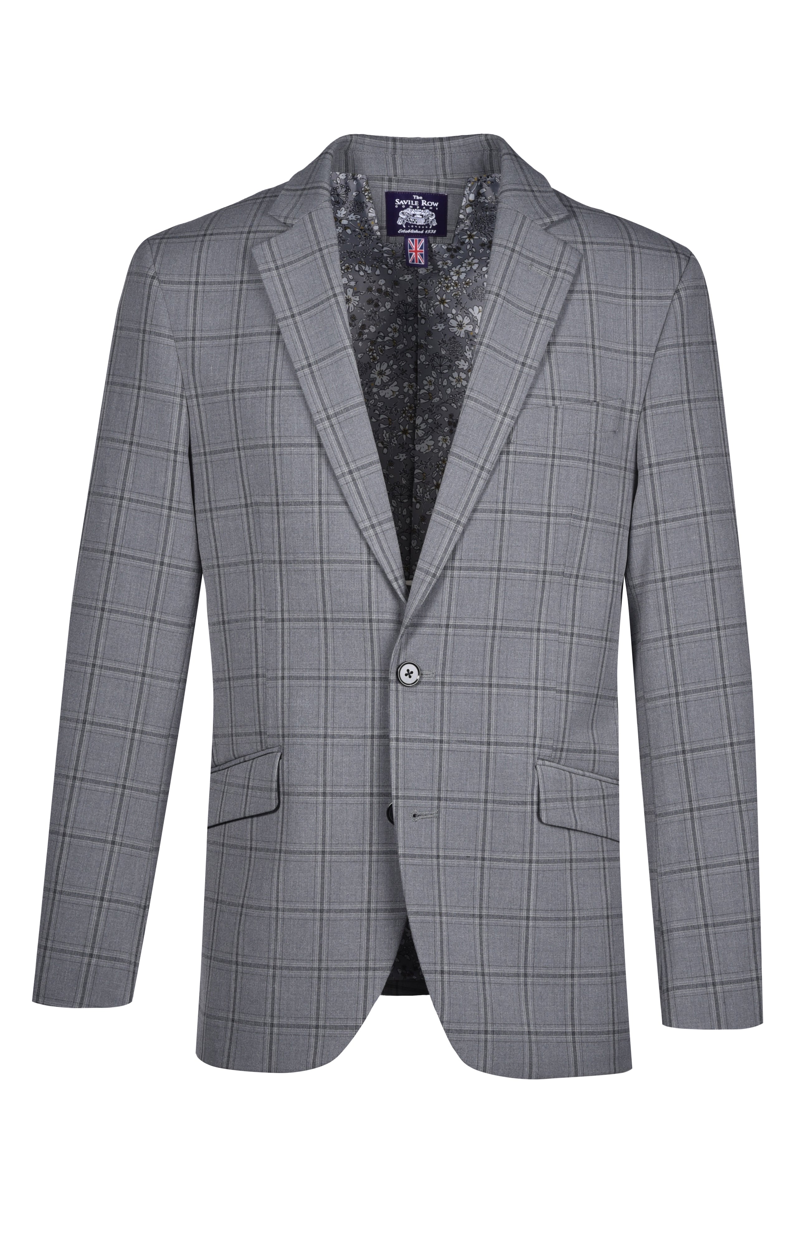 Light Gray Window Plaid