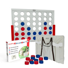 Giant Connect Four Yard Game | Jumbo 4 in a Row Outdoor Lawn Game for Families