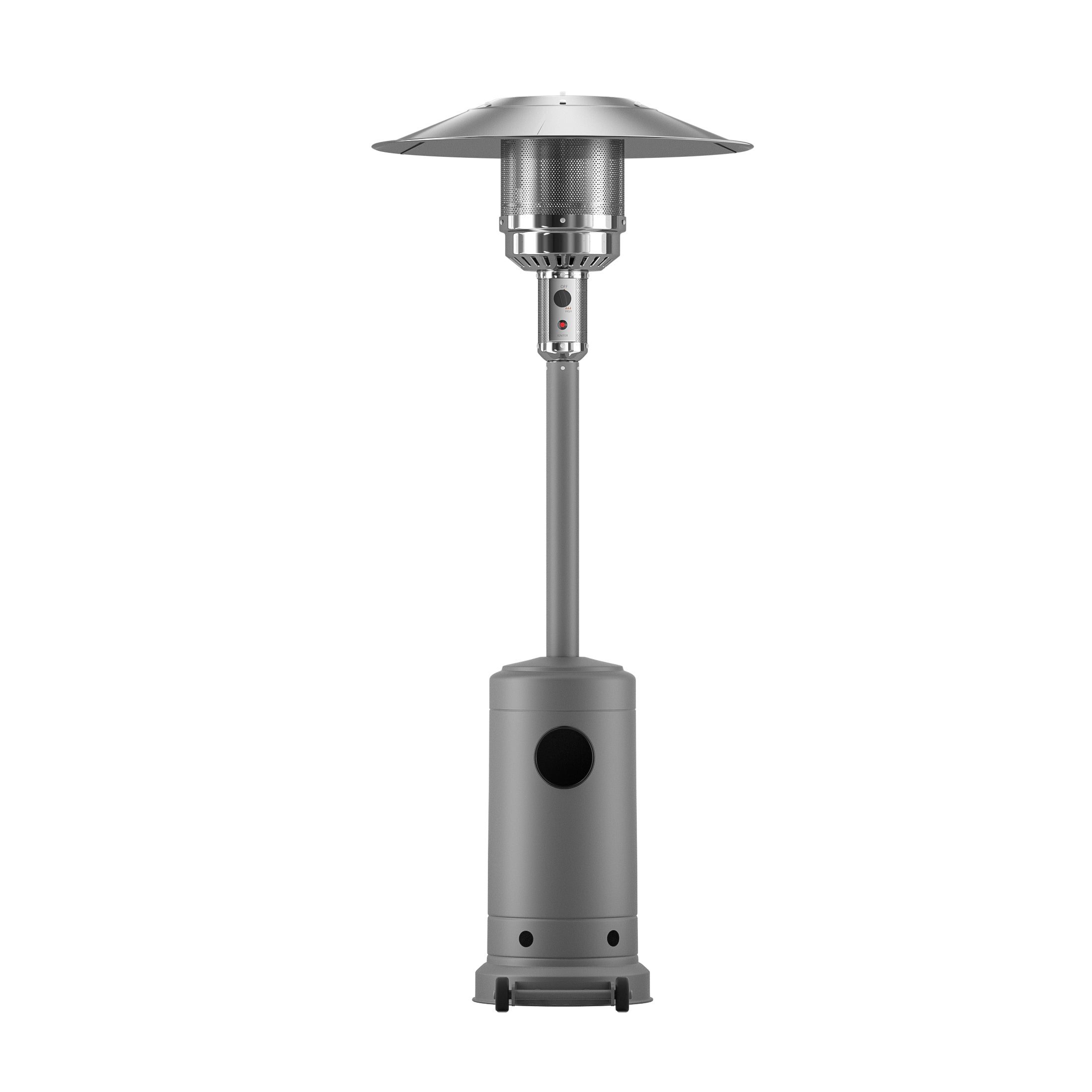  Westin Furniture Freestanding 47, 000 BTU Patio Heater - Metallic - Bonton