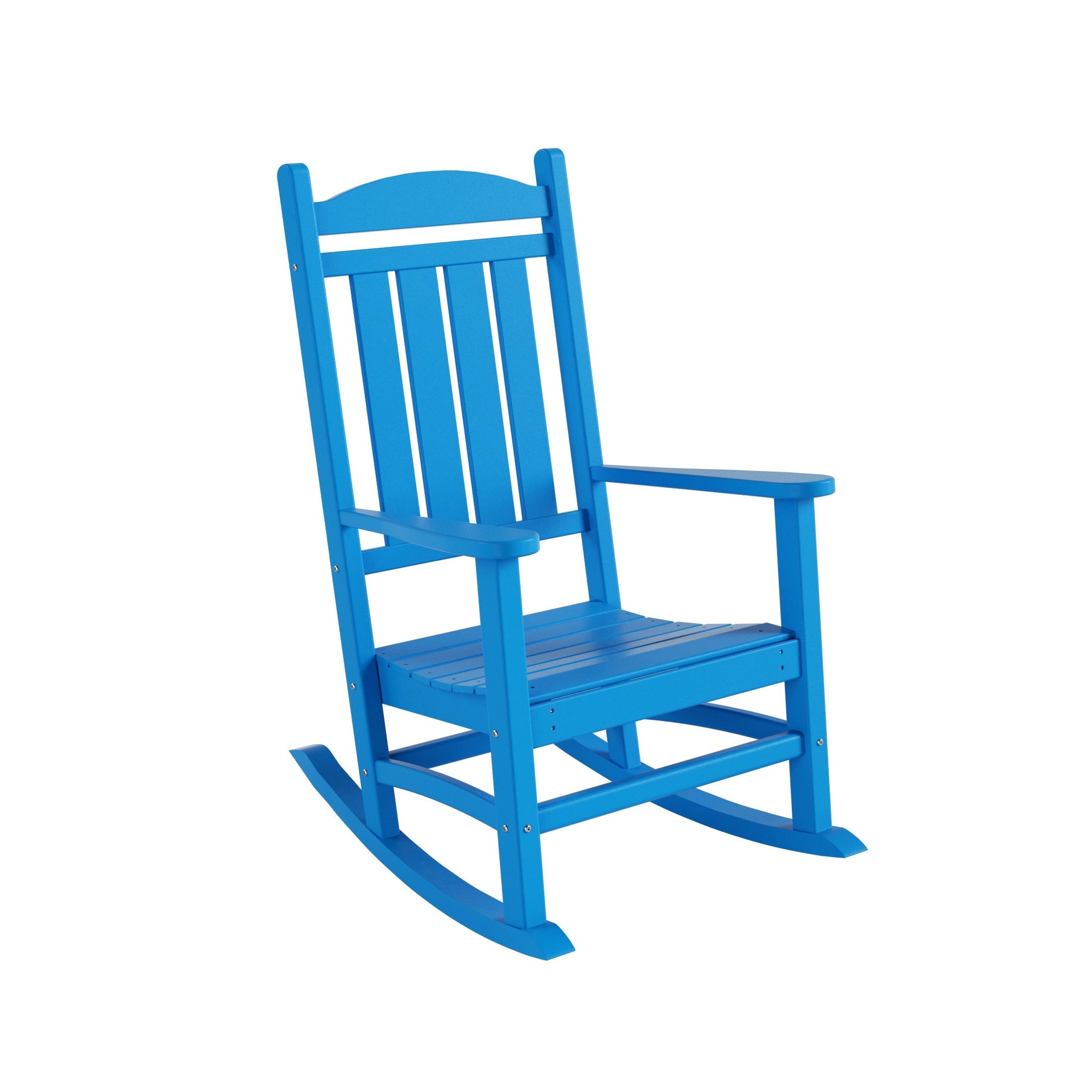  Westin Furniture Laguna Classic Porch Rocking Chair - Pacific Blue - Bonton