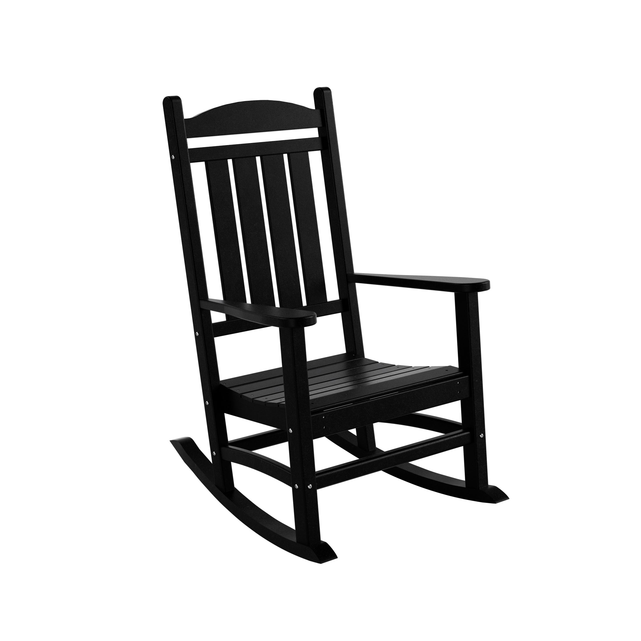  Westin Furniture Laguna Classic Porch Rocking Chair - Black - Bonton