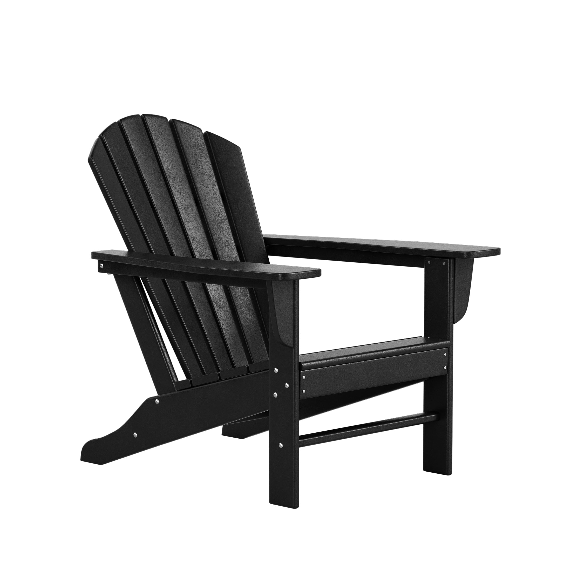  Westin Furniture Outdoor Adirondack Chair - Black - Bonton