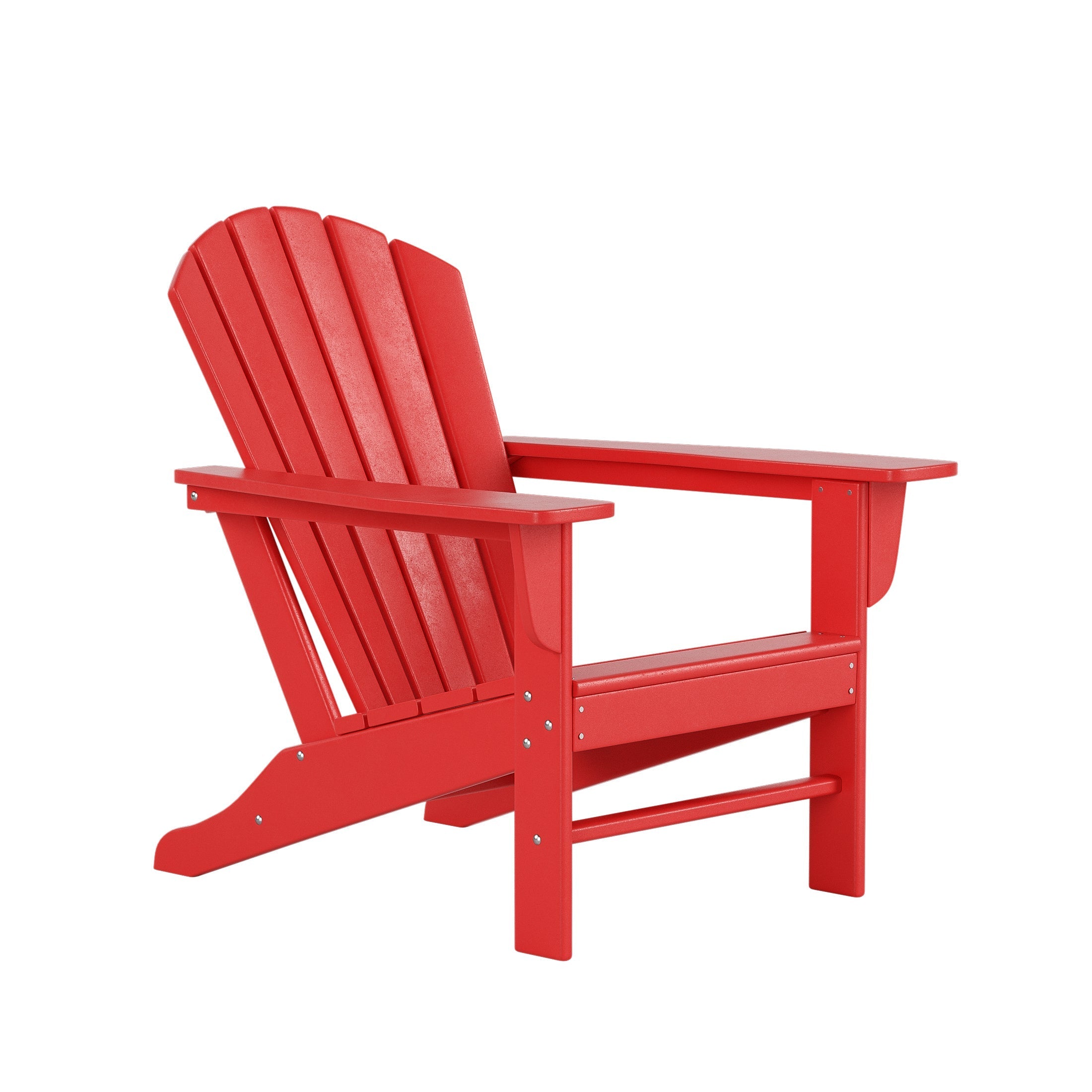  Westin Furniture Outdoor Adirondack Chair - Red - Bonton