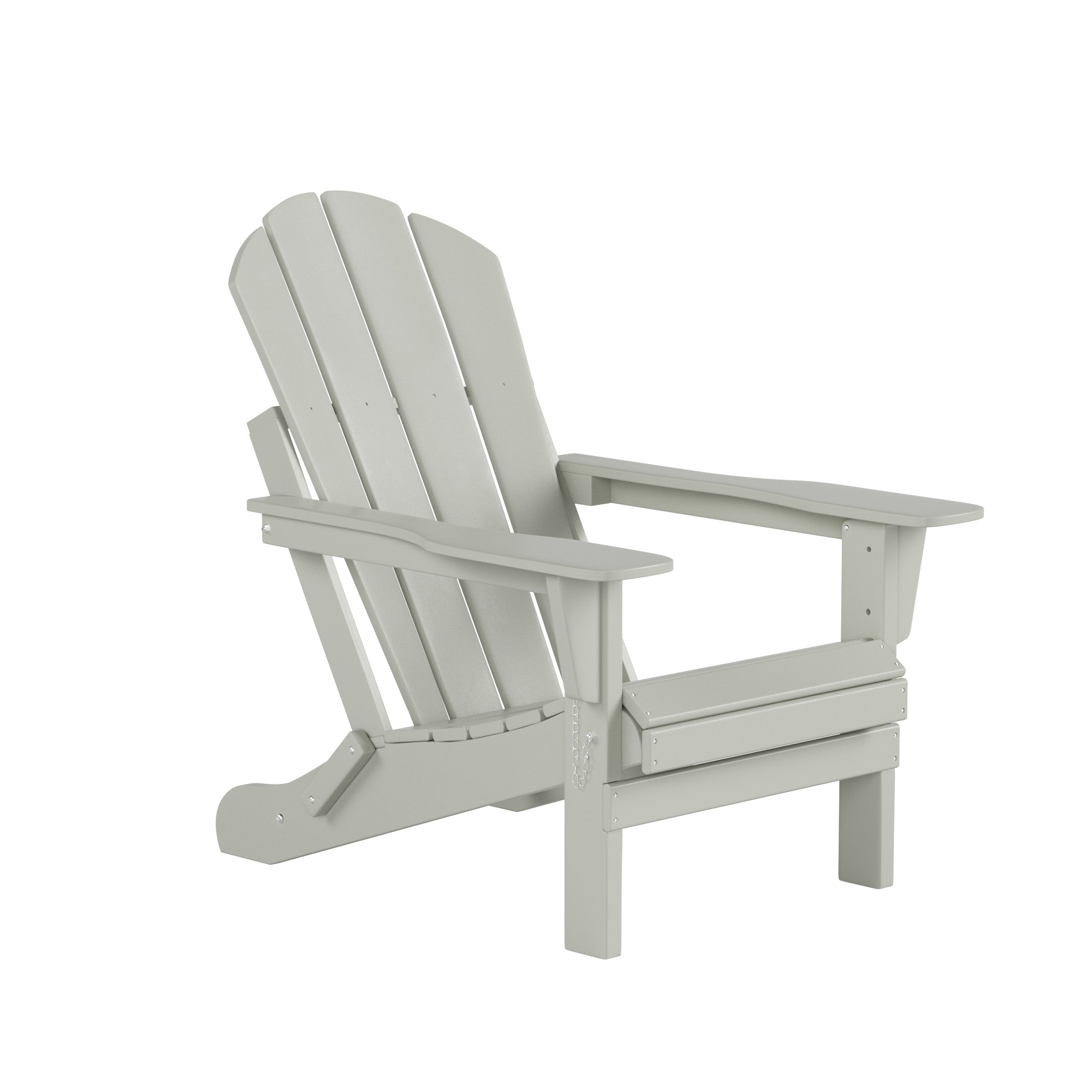  Westin Furniture Outdoor Folding Poly Adirondack Chair - Sand - Bonton