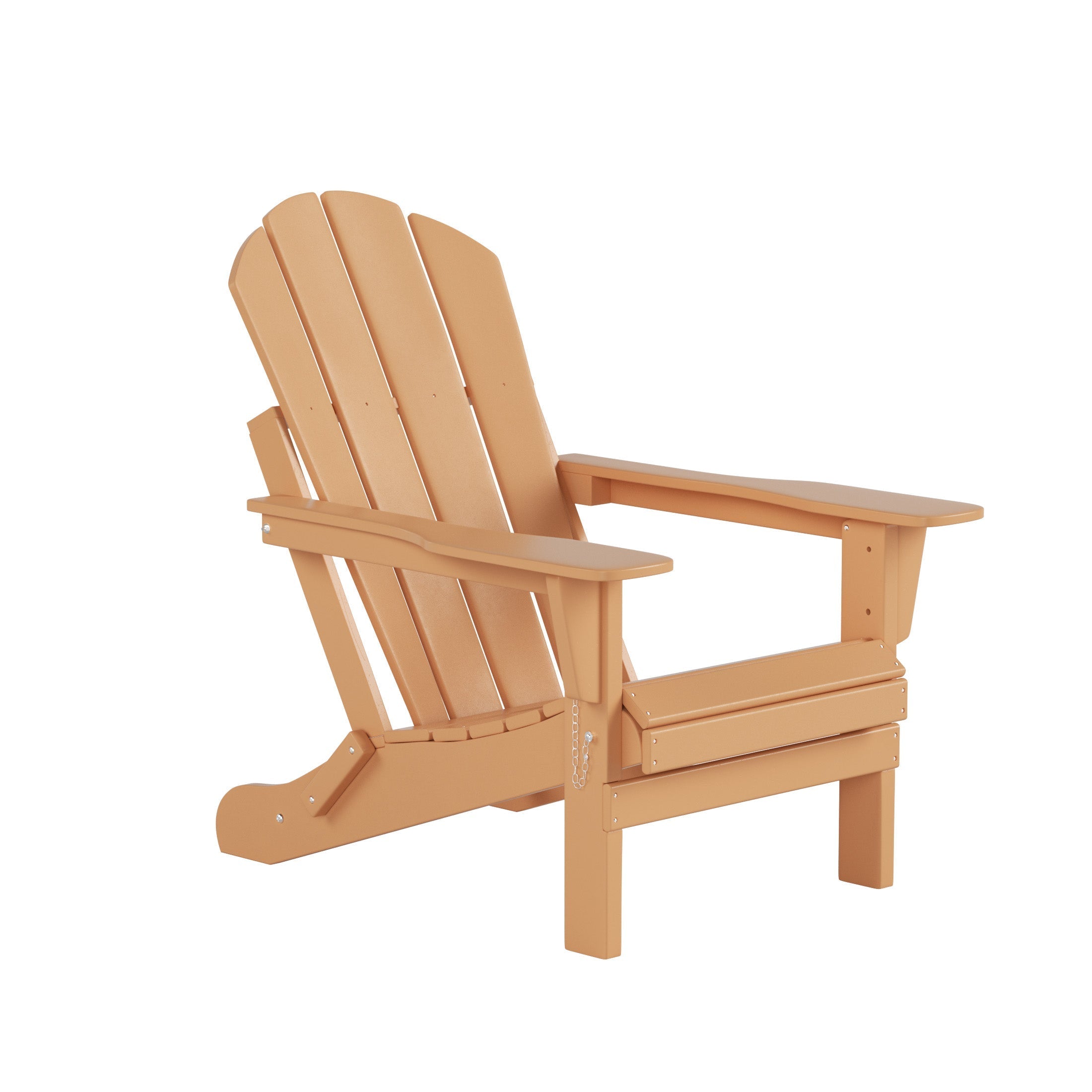  Westin Furniture Outdoor Folding Poly Adirondack Chair - Teak - Bonton