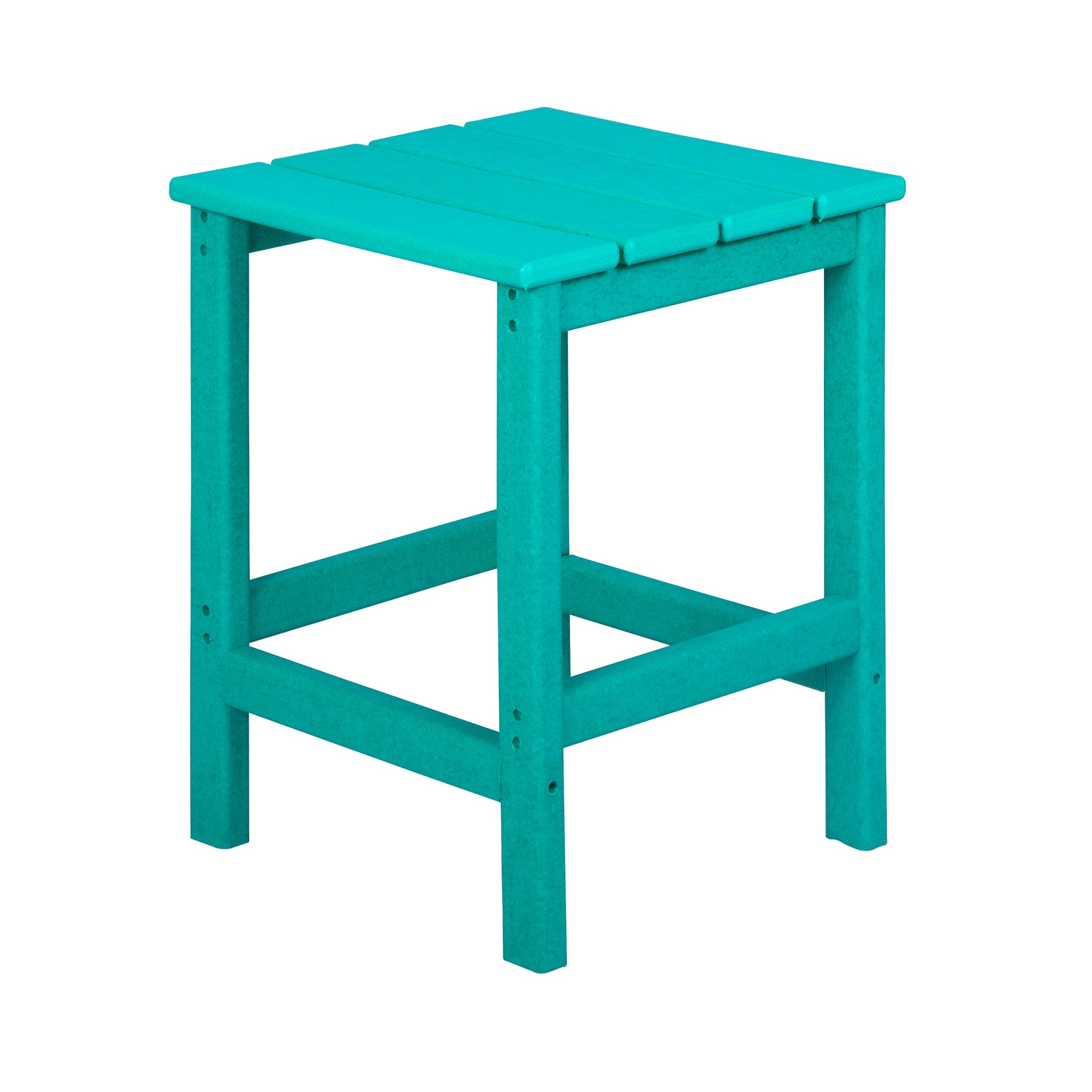  Westin Furniture Outdoor Patio Adirondack Side Table - Turquoise - Bonton