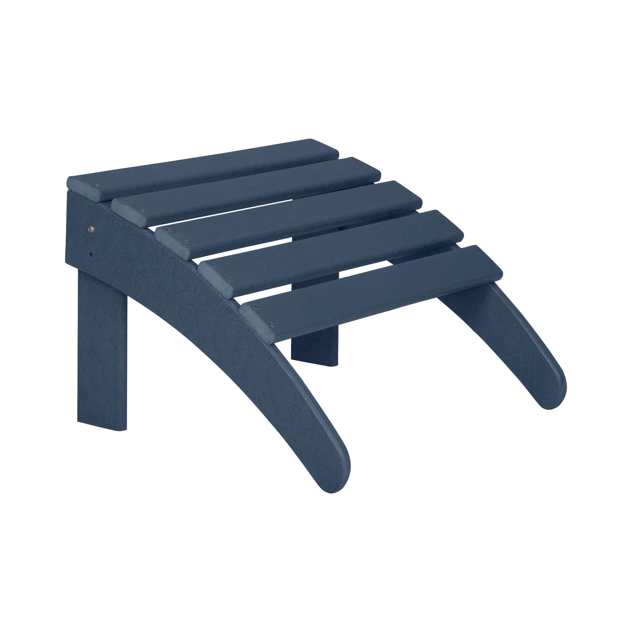  Westin Furniture Outdoor Patio Folding Adirondack Ottoman - Navy Blue - Bonton