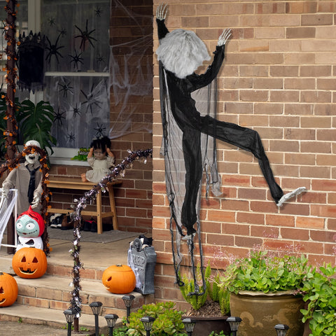 Climbing Dead Zombie Halloween Wall Hanging Decoration - 4.5'