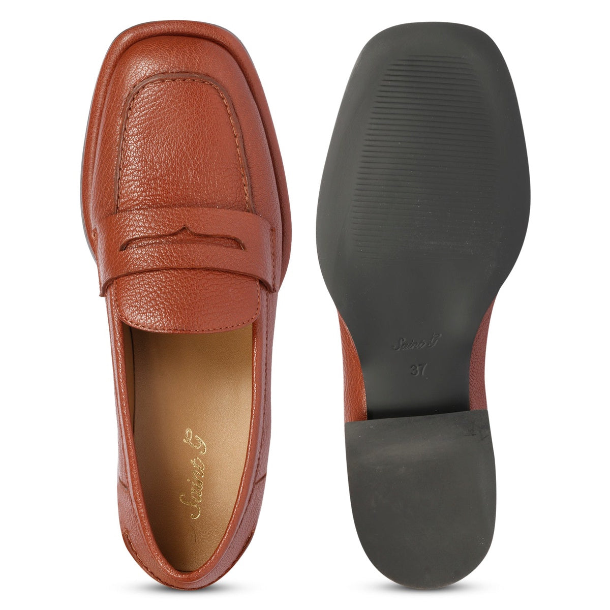  Saint G Saint G Carla - Flat Loafers - CUOIO - Bonton