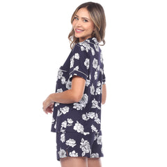 Women's Short Sleeve Floral Pajama Set