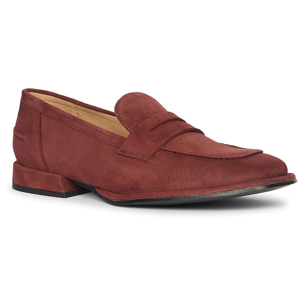  Saint G Carla Suede - Heel Loafers - Burgundy - Bonton