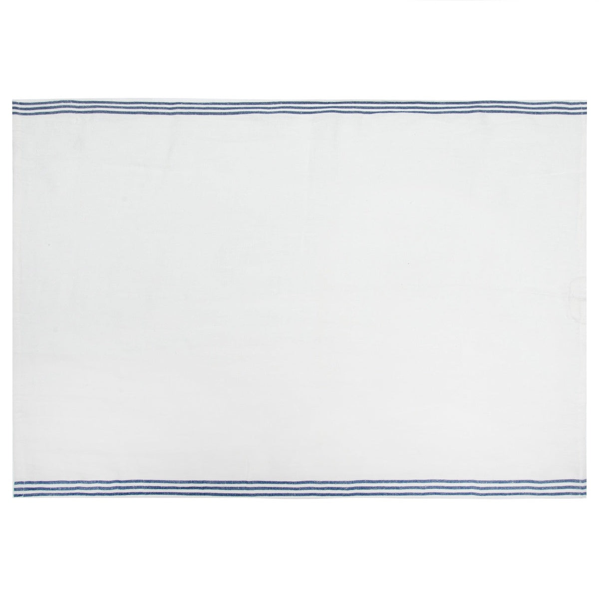  Caravan Alsace White Tea Towels 20x30 - Set of 2 - White & Blue - Bonton