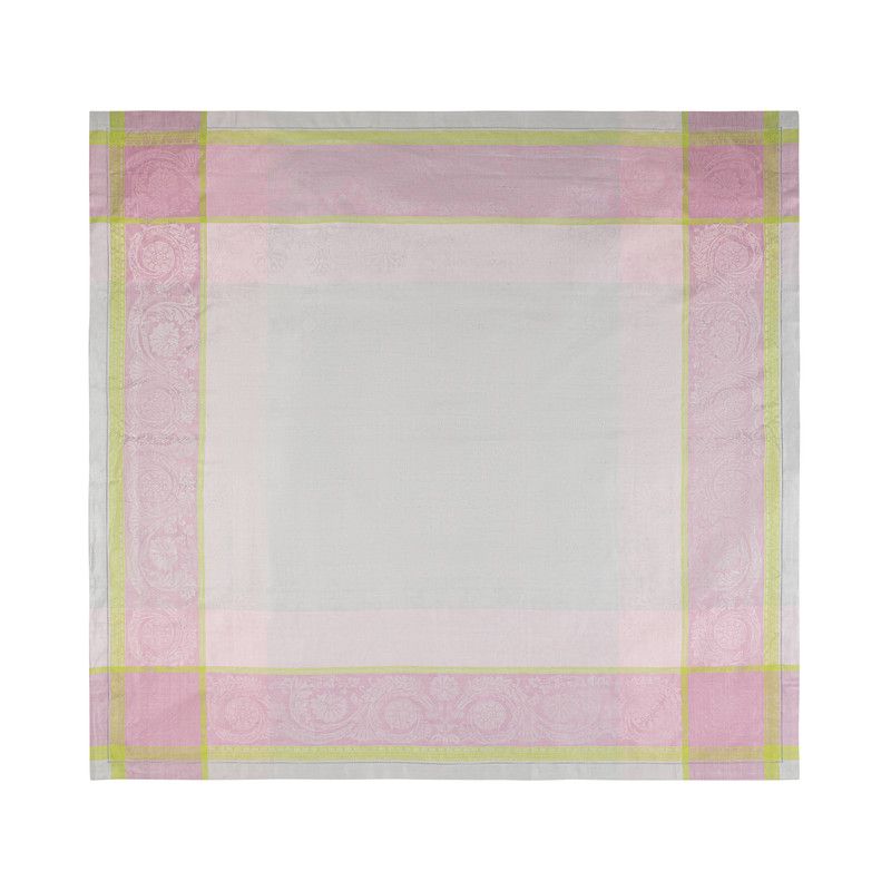  French Home Cleopatra Linen Tablecloth Pink - Pink - Bonton