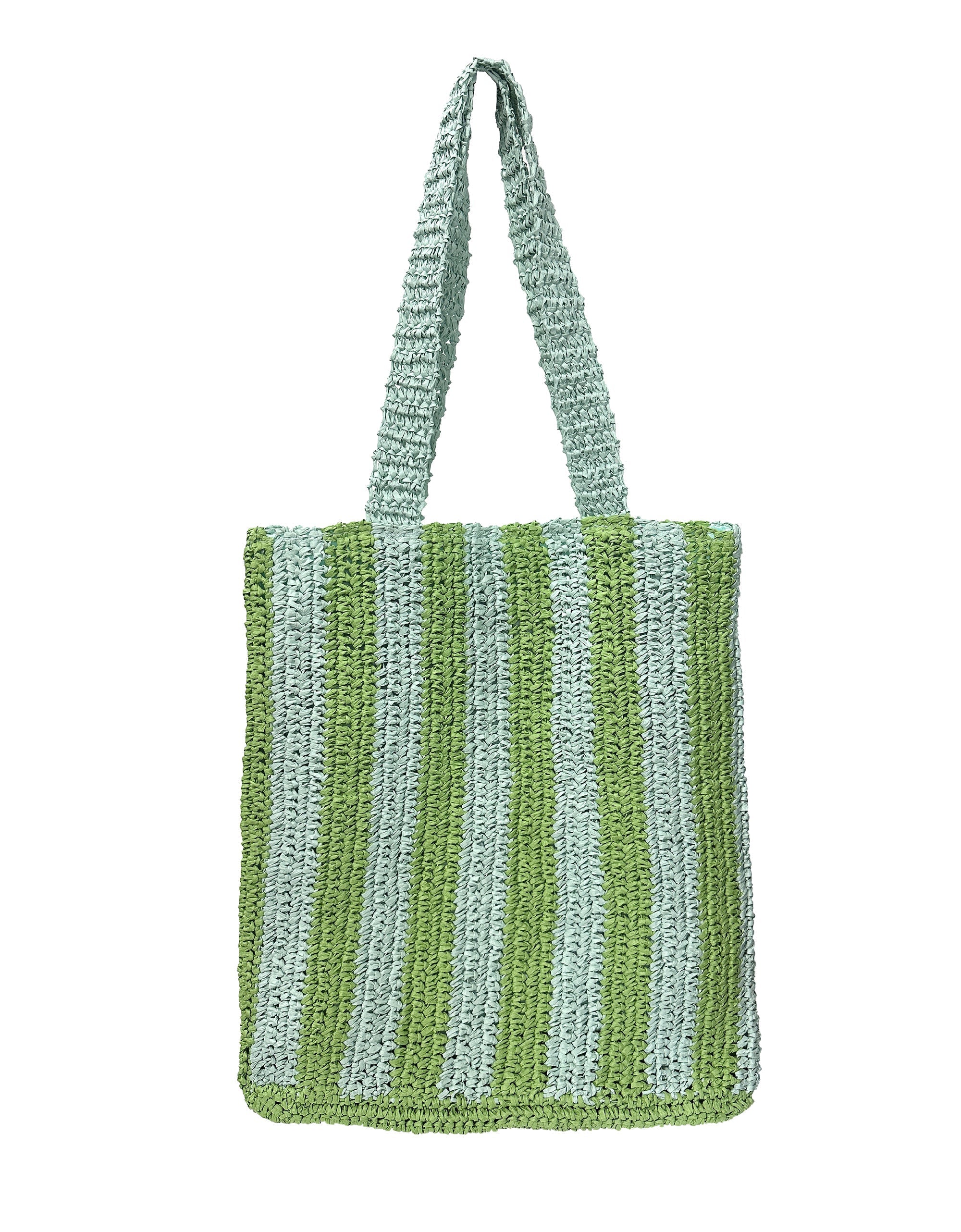  La Regale Handmade Straw Tote 3 - Green - Bonton