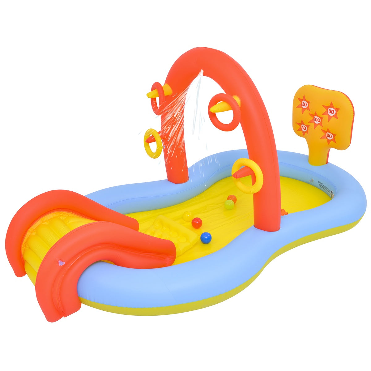  Pool Central 7.25' Inflatable Children's Interactive Water Play Center - Default Title - Bonton