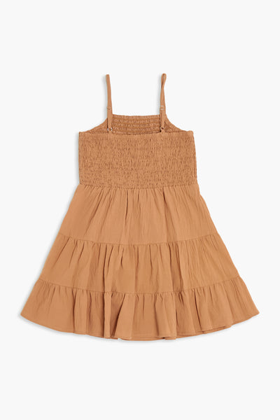  Forever 21 Girls Tiered Cami Dress (Kids) - brown-swatch - Bonton