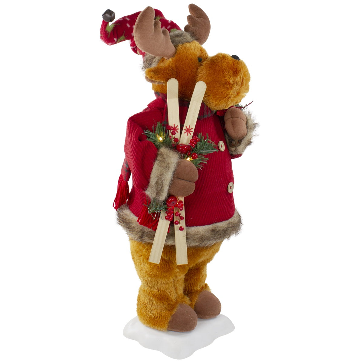  Northlight Lighted and Animated Musical Moose Christmas Figure - 24