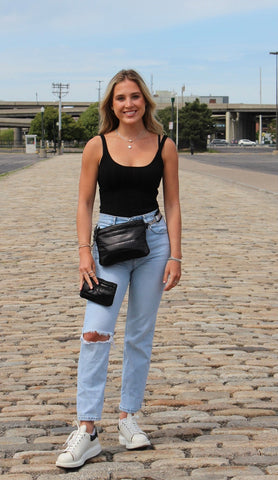 Allie Puffer 4-in-1 Bag Black- Preorder for 3/1/25 Shipdate