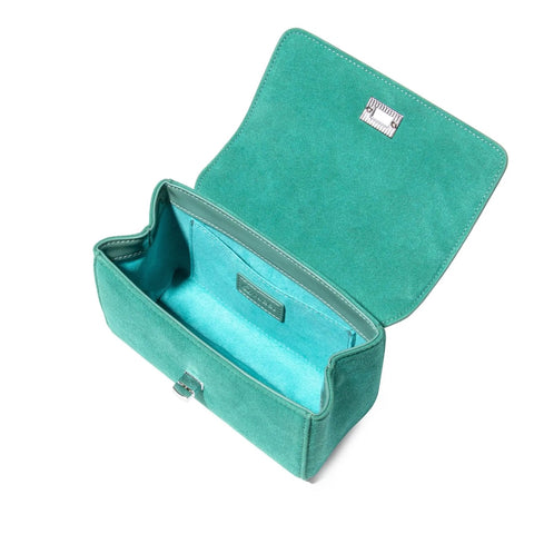 Lili Bag - Mint Patent & Suede