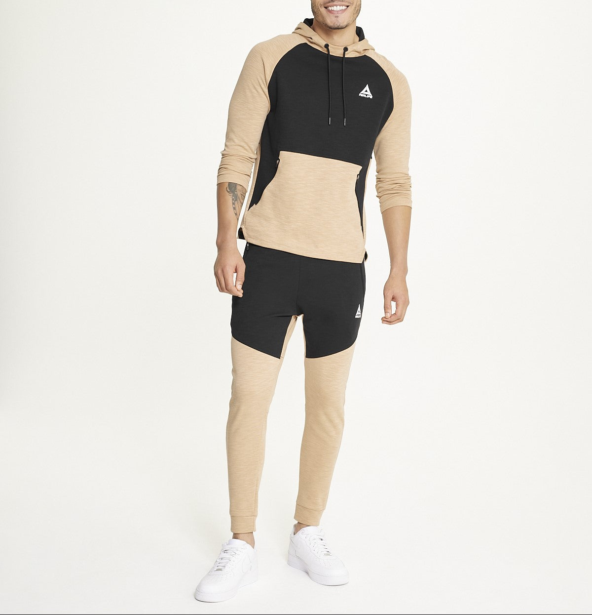  Men's Kangroo Tracksuit - Sahra Beige - Bonton