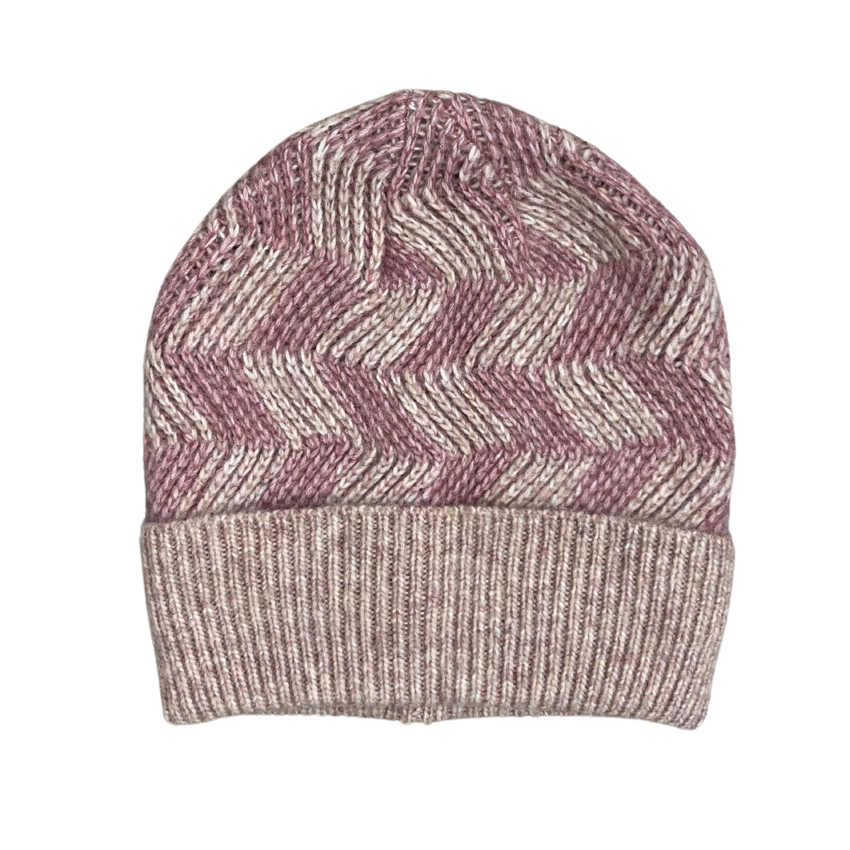  Marcus Adler Knit Pattern Beanie - Blush - Bonton