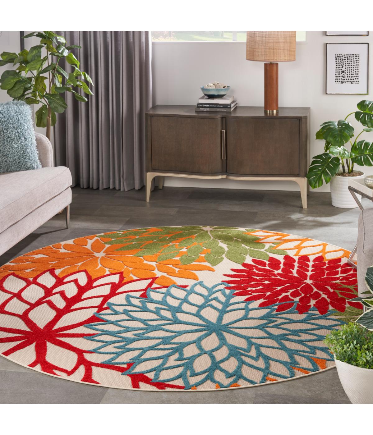  Nourison Aloha Tropical Rug Green - Green - Bonton