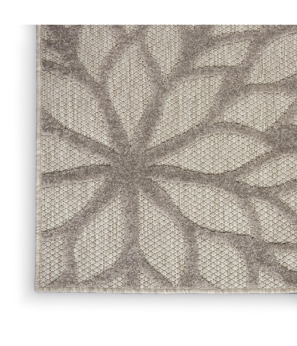  Nourison Aloha Tropical Rug Silver Grey - Silver Grey - Bonton