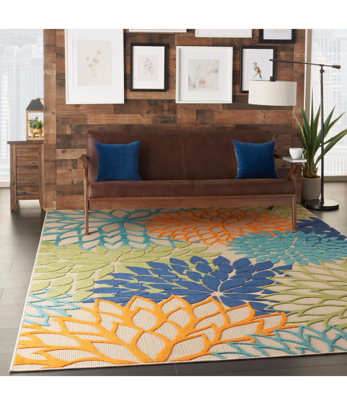  Nourison Aloha Tropical Rug Multicolor - Multicolor - Bonton