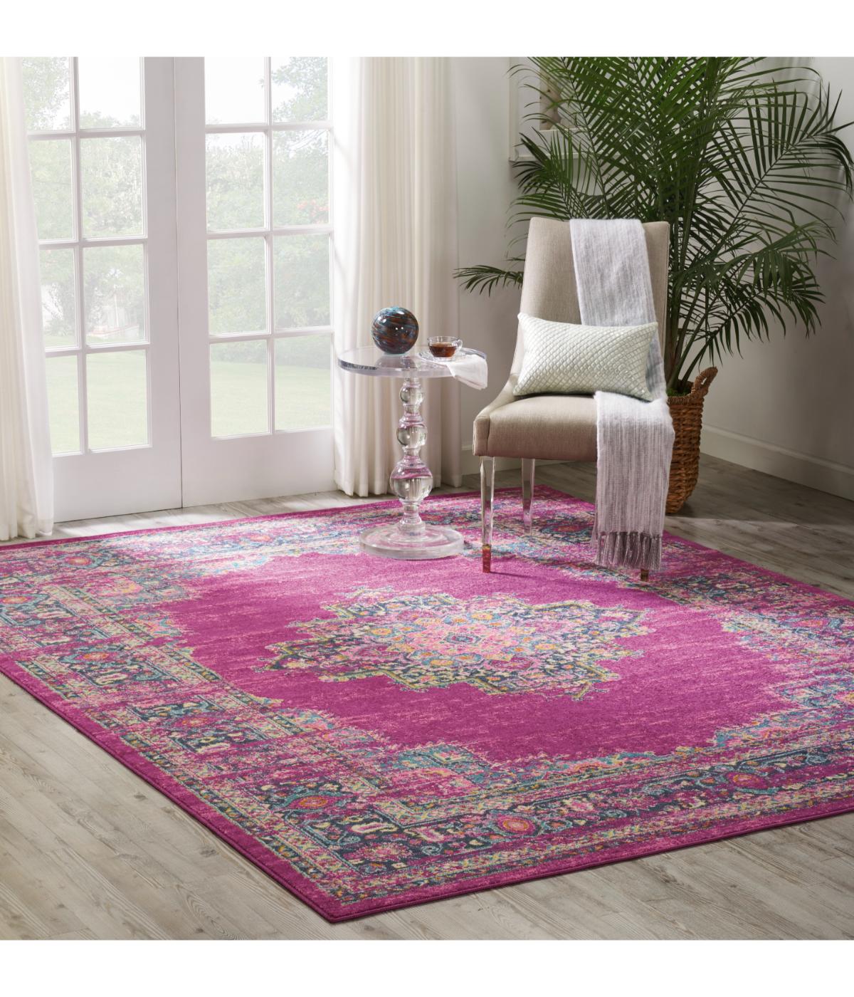  Nourison Passion Bohemian Indoor Rug Fuchsia - Fuchsia - Bonton