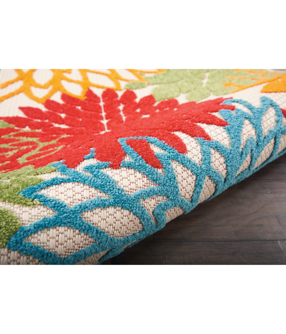  Nourison Aloha Tropical Rug Green - Green - Bonton