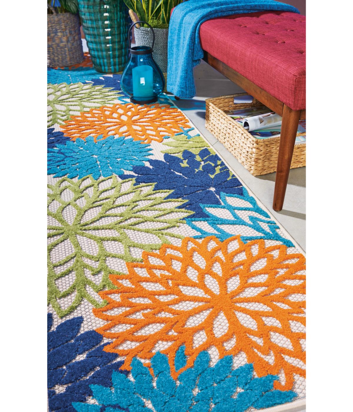  Nourison Aloha Tropical Rug Multicolor - Multicolor - Bonton