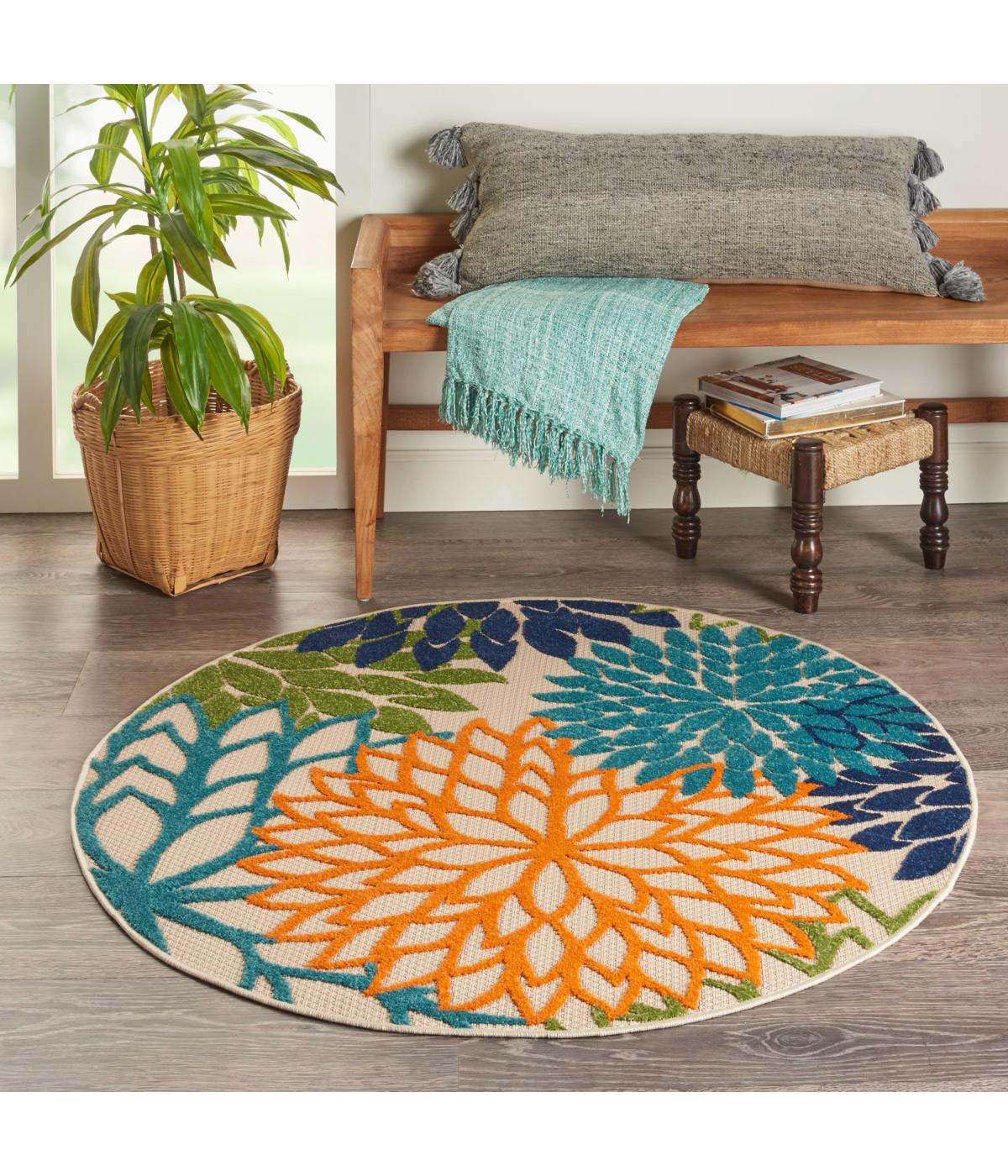  Nourison Aloha Tropical Rug Multicolor - Multicolor - Bonton