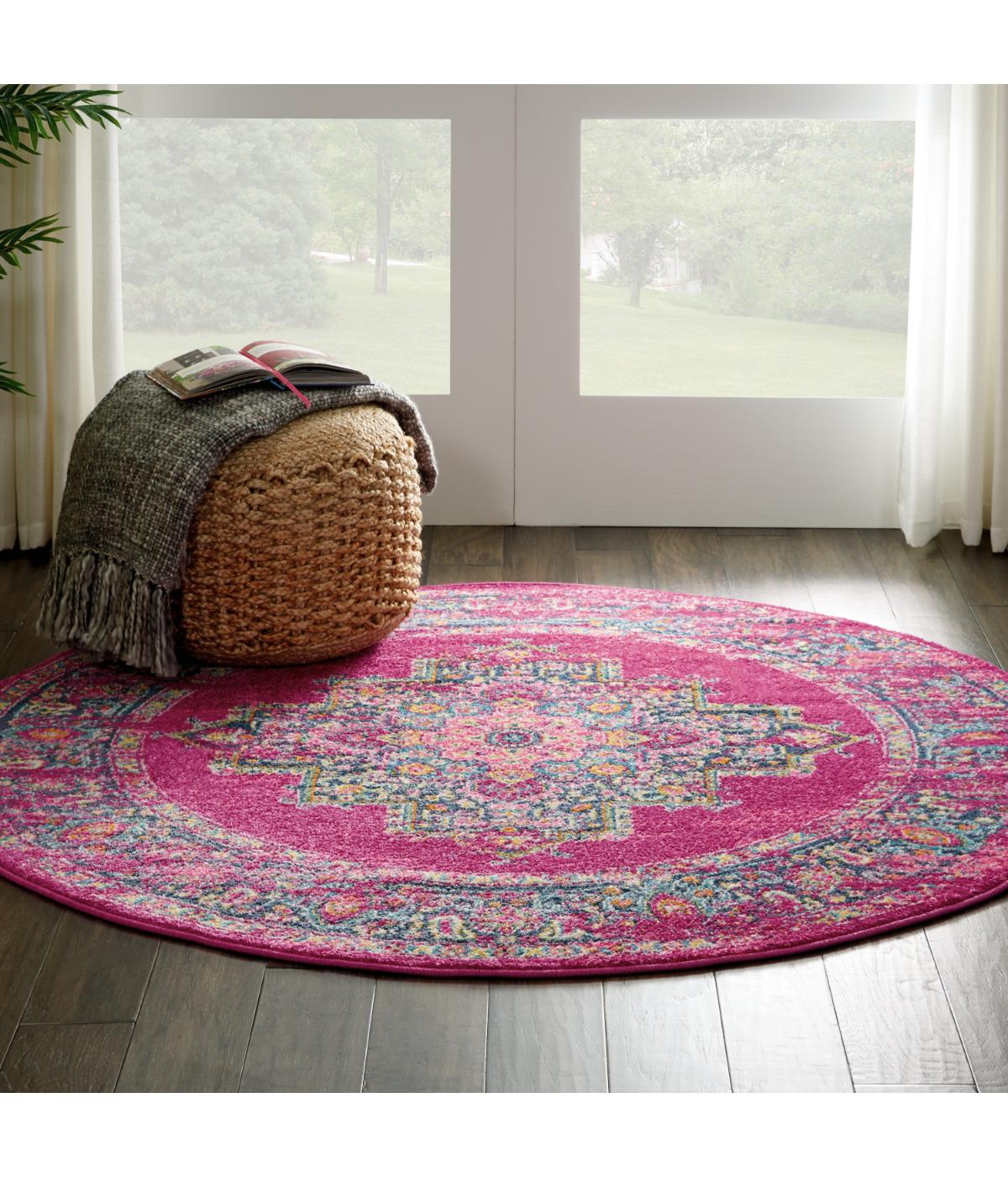  Nourison Passion Bohemian Indoor Rug Fuchsia - Fuchsia - Bonton