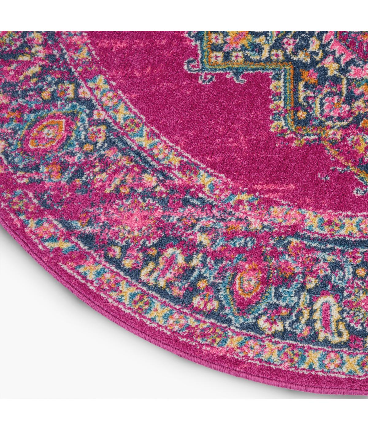  Nourison Passion Bohemian Indoor Rug Fuchsia - Fuchsia - Bonton