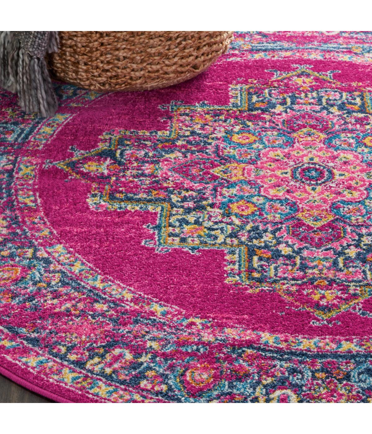  Nourison Passion Bohemian Indoor Rug Fuchsia - Fuchsia - Bonton