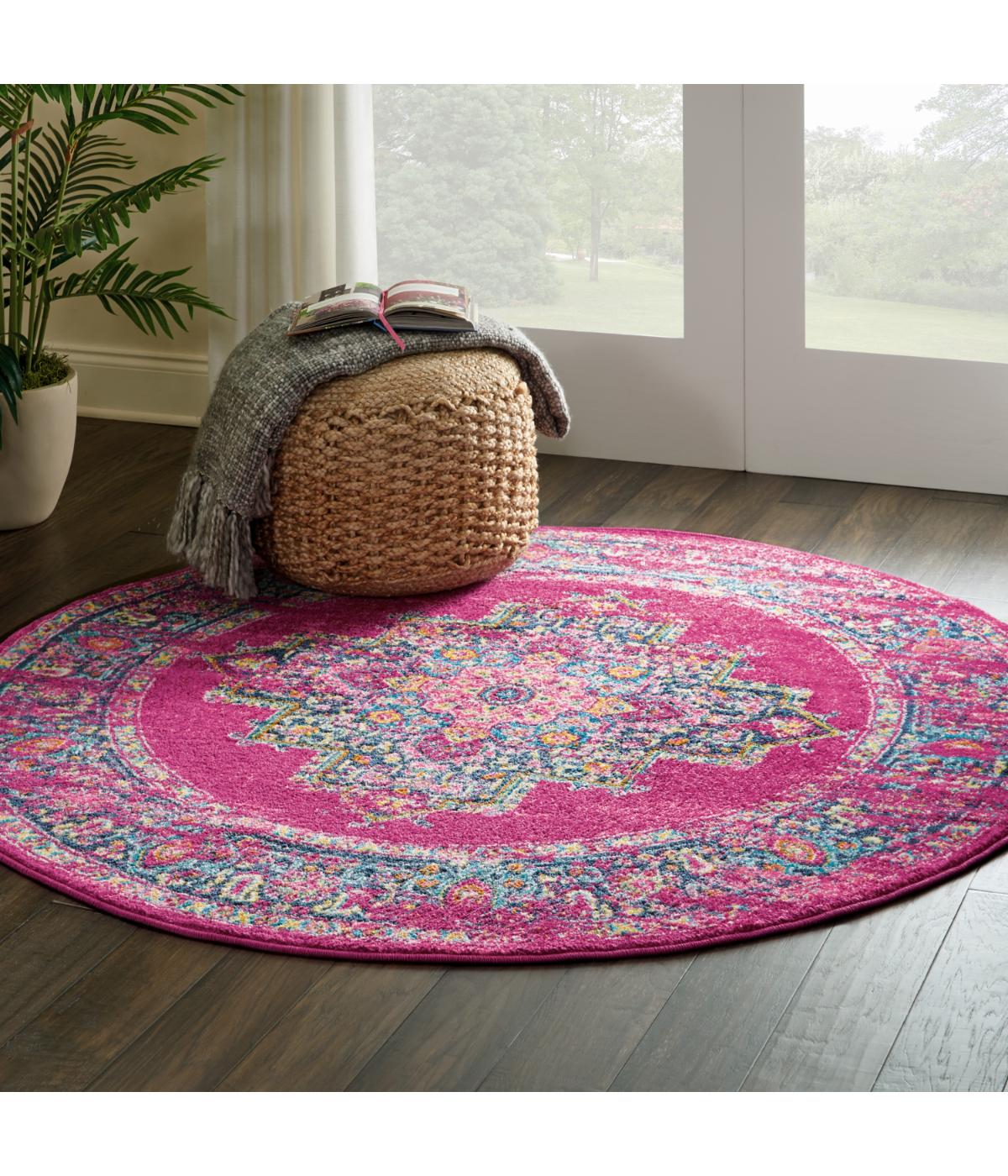  Nourison Passion Bohemian Indoor Rug Fuchsia - Fuchsia - Bonton