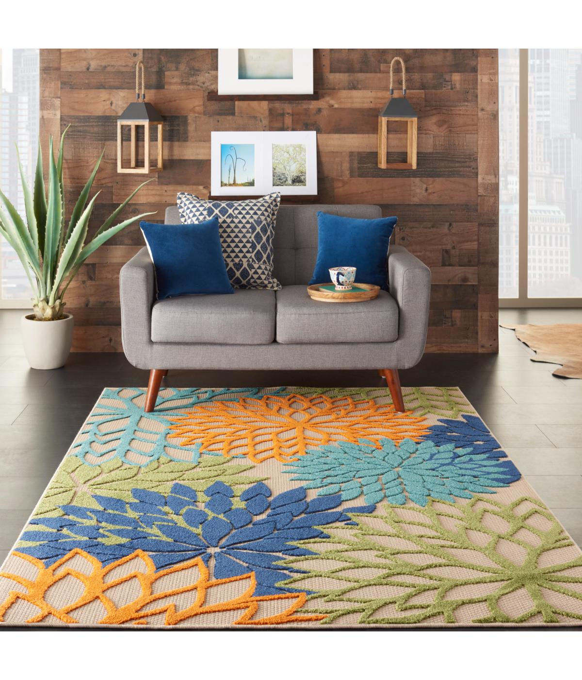  Nourison Aloha Tropical Rug Multicolor - Multicolor - Bonton