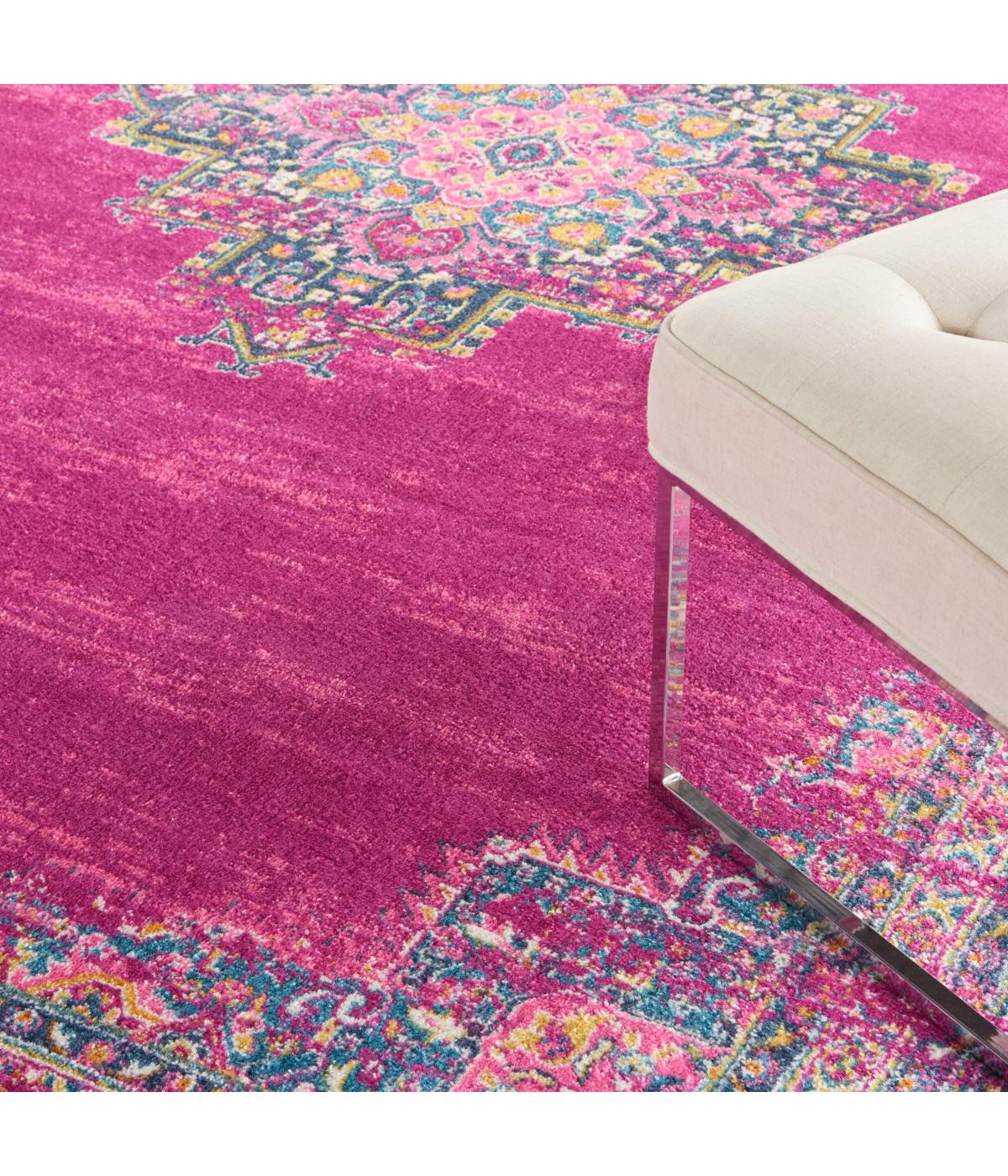  Nourison Passion Bohemian Indoor Rug Fuchsia - Fuchsia - Bonton