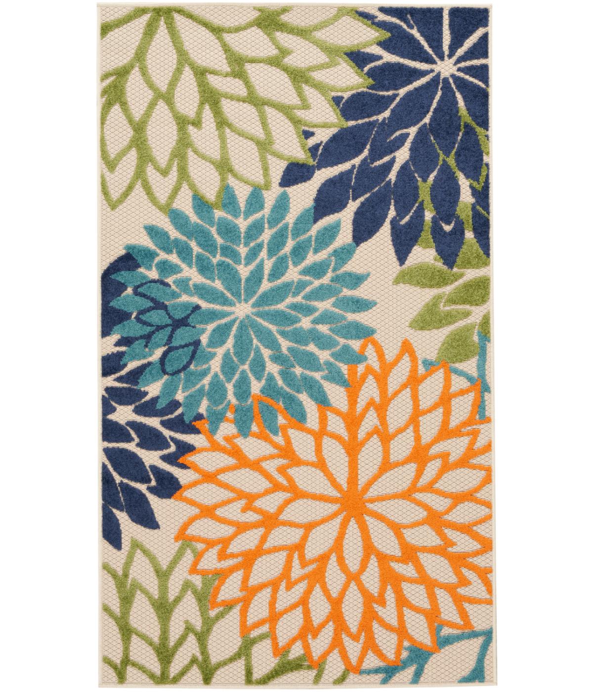  Nourison Aloha Tropical Rug Multicolor - Multicolor - Bonton